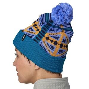 Patagonia Powder Town Beanie in Snow Beam Pale Periwinkle NWT